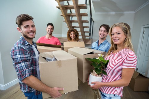 Office relocation team planning a move in a Haringey commercial building