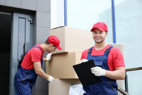 Commercial moving team planning a business relocation in Haringey