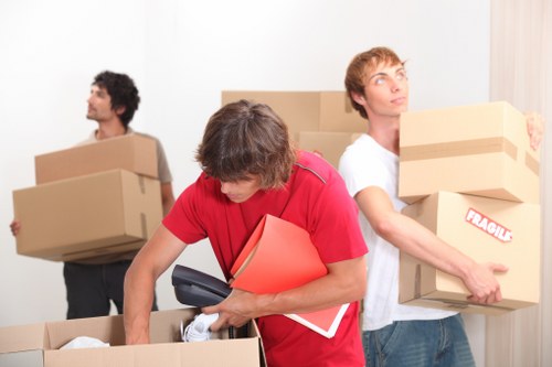 Packing and loading assistance for a man with a van booking