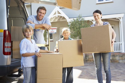 Local removal company team managing a move in Haringey