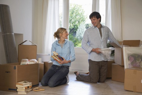 Moving day with careful handling by a Haringey removals team